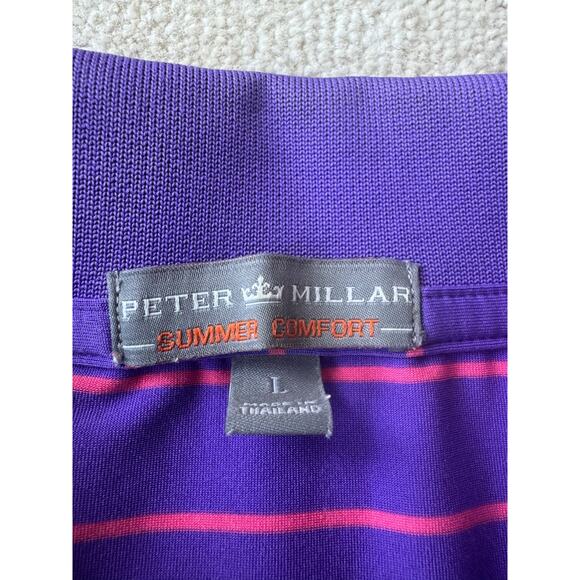 Peter Millar Summer Comfort Striped Short Sleeve Polo - Picture 3 of 7